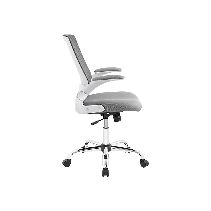 Serta Works Creativity Mesh Back Polyester Computer And Desk Chair, Gray (CHR10023B) 4 Serta Works Creativity Mesh Back Polyester Computer And Desk Chair, Gray (CHR10023B) - Image 2