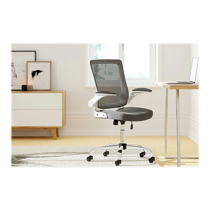 Serta Works Creativity Mesh Back Polyester Computer And Desk Chair, Gray (CHR10023B) 6 Serta Works Creativity Mesh Back Polyester Computer And Desk Chair, Gray (CHR10023B) - Image 4