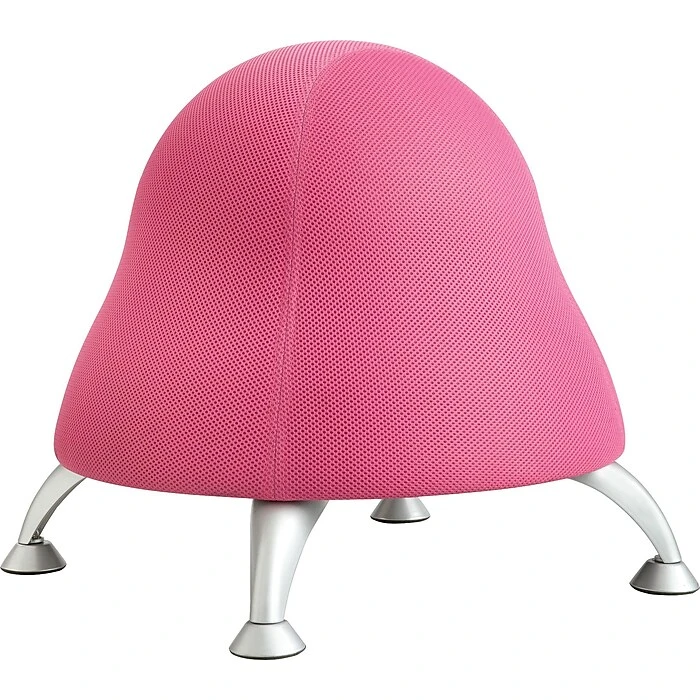 Safco Runtz Fabric Ball Chair, Bubble Gum (4755PI) 3 Safco Runtz Fabric Ball Chair, Bubble Gum (4755PI)