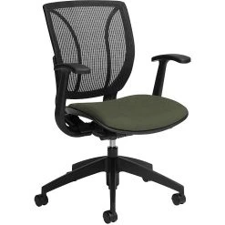 Global Roma Urban Fabric Mesh Medium Back Computer Chair With Arms, Green Grass -Cheap The Flex Chair Store unnamed file 1317