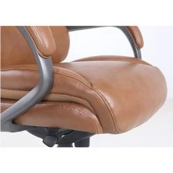 La-Z-Boy Aberdeen Ergonomic Bonded Leather Swivel Computer And Desk Chair, Camel (51545-CAM) -Cheap The Flex Chair Store unnamed file 1456