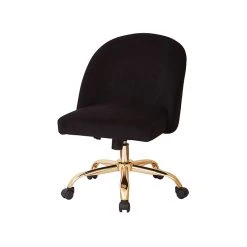 Avenue Six Layton Velvet Swivel Office Chair, Black/Gold (FL3224G-B62) -Cheap The Flex Chair Store unnamed file 1482
