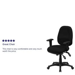 Flash Furniture Mid-Back Multi-Functional Fabric Swivel Computer Chairs (BT662BK) -Cheap The Flex Chair Store unnamed file 1502