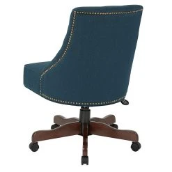 Inspired By Bassett Rebecca Office Chair With Dark Espresso Finish Base And Klein Azure Fabric (BP-REBEX-K14) -Cheap The Flex Chair Store unnamed file 1532