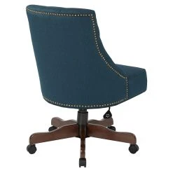 Inspired By Bassett Rebecca Office Chair With Dark Espresso Finish Base And Klein Azure Fabric (BP-REBEX-K14) -Cheap The Flex Chair Store unnamed file 1533