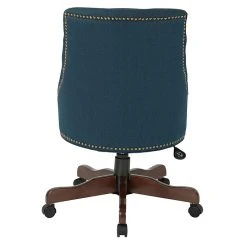 Inspired By Bassett Rebecca Office Chair With Dark Espresso Finish Base And Klein Azure Fabric (BP-REBEX-K14) -Cheap The Flex Chair Store unnamed file 1534