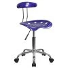 Flash Furniture Chrome Low Back Computer Task Chair With Tractor Seat, Vibrant Deep Blue -Cheap The Flex Chair Store unnamed file 1536