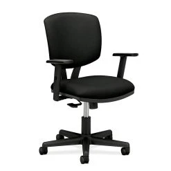 HON® HON5703AGA10 Volt® Fabric Office Chair With Adjustable Arms, Black
