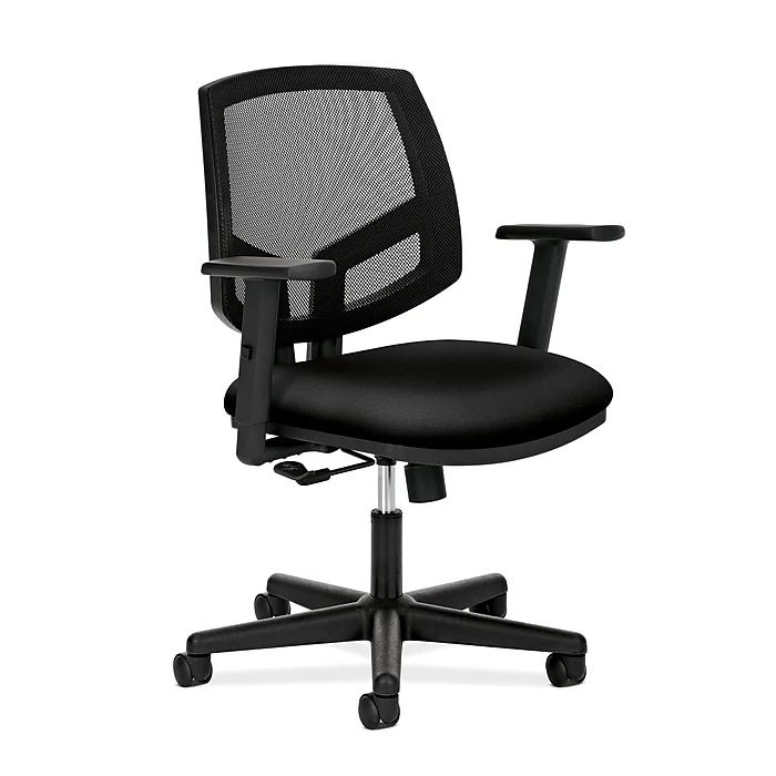 HON® HON5711AGA10 Volt® Fabric Mesh Back Office Chair With Adjustable Arms, Black 3 HON® HON5711AGA10 Volt® Fabric Mesh Back Office Chair With Adjustable Arms, Black