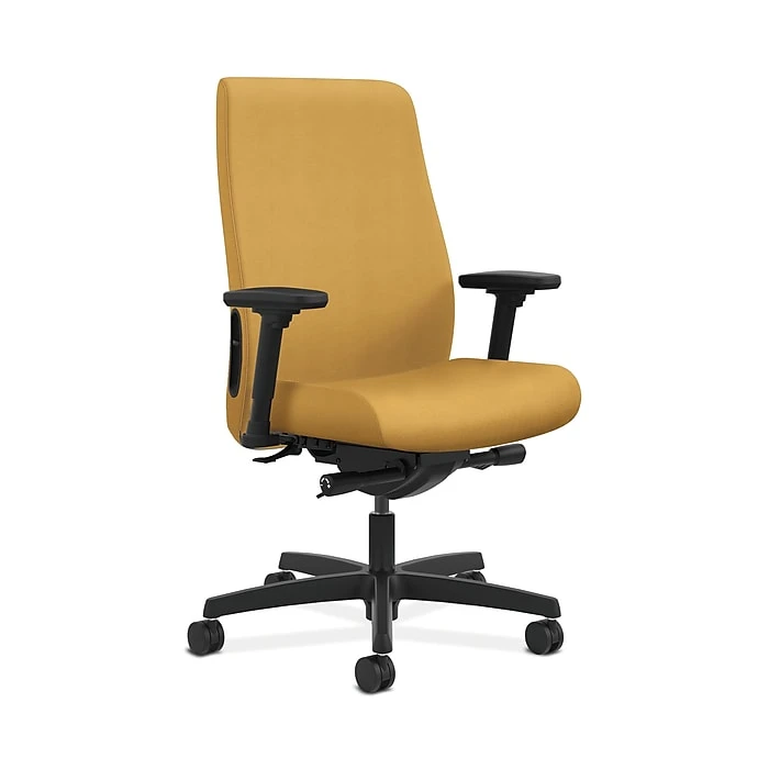 HON HONLWU2ANR26 Endorse Collection Mid-Back Office/Computer Chair, Adjustable Arms, Mustard Fabric 3 HON HONLWU2ANR26 Endorse Collection Mid-Back Office/Computer Chair, Adjustable Arms, Mustard Fabric