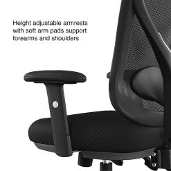 Staples Carder Mesh Back Fabric Computer And Desk Chair, Black (24115-CC) -Cheap The Flex Chair Store unnamed file 17