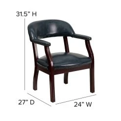 Flash Furniture Vinyl Mid Back Luxurious Conference Chair, Navy -Cheap The Flex Chair Store unnamed file 1742