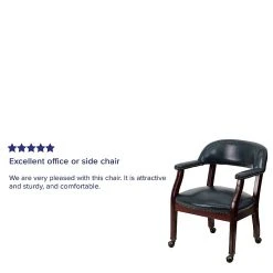 Flash Furniture Vinyl Mid Back Luxurious Conference Chair With Casters, Blue -Cheap The Flex Chair Store unnamed file 1750