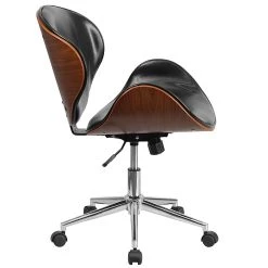 Flash Furniture SDSDM22405BK Mid-Back Walnut Wood Swivel Conference Chair, Black Leather 18 Flash Furniture SDSDM22405BK Mid-Back Walnut Wood Swivel Conference Chair, Black Leather -Cheap The Flex Chair Store unnamed file 1763