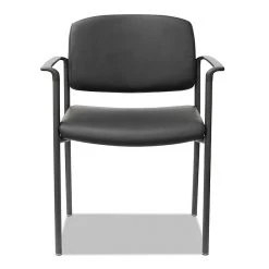 Alera®, Sorrento Series Stacking Guest Chair, Faux Leather, Black, 2/Carton -Cheap The Flex Chair Store unnamed file 1767