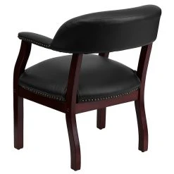 Flash Furniture Luxurious Vinyl Conference Chair, Black And Mahogany (BZ105BLK) -Cheap The Flex Chair Store unnamed file 1785