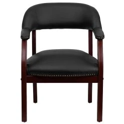 Flash Furniture Luxurious Vinyl Conference Chair, Black And Mahogany (BZ105BLK) -Cheap The Flex Chair Store unnamed file 1788