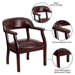 Flash Furniture Vinyl Conference Chair, Oxblood (BZ105OXBLD) -Cheap The Flex Chair Store unnamed file 1819