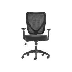 Serta Works Mesh Back Polyester Computer And Desk Chair, Black (CHR10021A)
