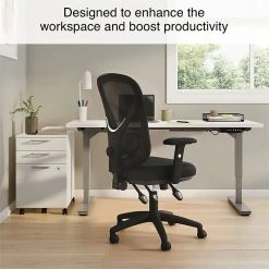 Staples Carder Mesh Back Fabric Computer And Desk Chair, Black (24115-CC) -Cheap The Flex Chair Store unnamed file 19