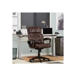 Serta Hannah I Bonded Leather Executive Chair, Biscuit (43670G) -Cheap The Flex Chair Store unnamed file 2032