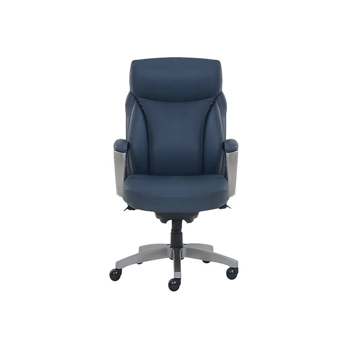 La-Z-Boy Leather Executive Chair, Blue (51447) 3 La-Z-Boy Leather Executive Chair, Blue (51447)