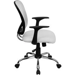 Flash Furniture Mid-Back Office Chair, White -Cheap The Flex Chair Store unnamed file 2073