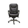 Serta Big & Tall Ergonomic Bonded Leather Swivel Executive Chair, Black/Silver (44951) -Cheap The Flex Chair Store unnamed file 2074