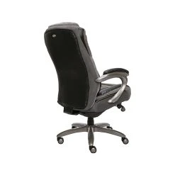 Serta Big & Tall Ergonomic Bonded Leather Swivel Executive Chair, Black/Silver (44951) -Cheap The Flex Chair Store unnamed file 2076