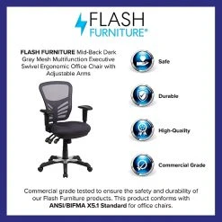 Flash Furniture Mesh Executive Chair, Dark Gray (HL0001DKGY) -Cheap The Flex Chair Store unnamed file 2124