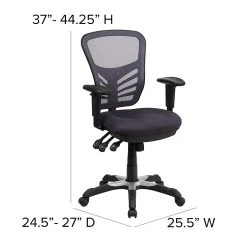 Flash Furniture Mesh Executive Chair, Dark Gray (HL0001DKGY) -Cheap The Flex Chair Store unnamed file 2127