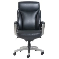 La-Z-Boy Leather Executive Chair, Gray (51446) -Cheap The Flex Chair Store unnamed file 2135