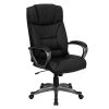Flash Furniture High Back Leather Executive Office Swivel Chair With Titanium Nylon Loop Arms, Black -Cheap The Flex Chair Store unnamed file 2141