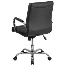 Flash Furniture Mid-Back Black Leather Executive Swivel Office Chair With Chrome Arms [GO-2286M-BK-GG] -Cheap The Flex Chair Store unnamed file 2157