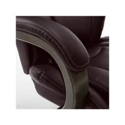 La-Z-Boy Harnett Ergonomic Faux Leather Swivel Executive Chair, Coffee (46253B) -Cheap The Flex Chair Store unnamed file 2165