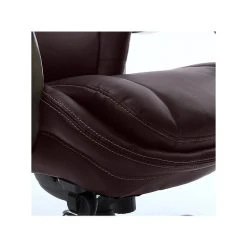La-Z-Boy Harnett Ergonomic Faux Leather Swivel Executive Chair, Coffee (46253B) -Cheap The Flex Chair Store unnamed file 2166