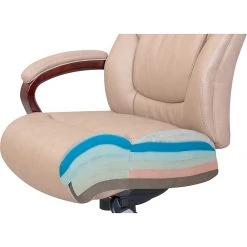 La-Z-Boy Miramar ComfortCore Traditions Executive Office Chair, Taupe (45835) -Cheap The Flex Chair Store unnamed file 2171