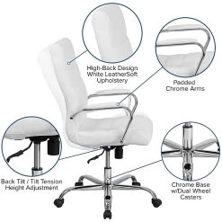 Flash Furniture Faux Leather Executive Chair, Gray And White (GO2286HWH) 16 Flash Furniture Faux Leather Executive Chair, Gray And White (GO2286HWH) -Cheap The Flex Chair Store unnamed file 2179
