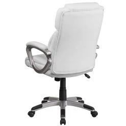 Flash Furniture Faux Leather Mid-Back Executive Office Chair, White (GO2236MWH) -Cheap The Flex Chair Store unnamed file 2205