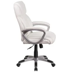 Flash Furniture Faux Leather Mid-Back Executive Office Chair, White (GO2236MWH) -Cheap The Flex Chair Store unnamed file 2207
