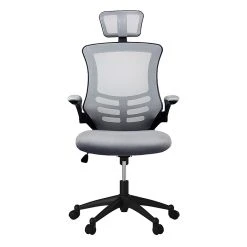 Techni Mobili Executive High Back Mesh Chair, Silver/Grey -Cheap The Flex Chair Store unnamed file 2209