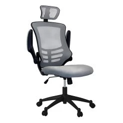 Techni Mobili Executive High Back Mesh Chair, Silver/Grey -Cheap The Flex Chair Store unnamed file 2210
