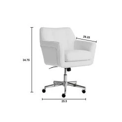 Serta Style Ashland Faux Leather Swivel Computer And Desk Chair, White (47140E) -Cheap The Flex Chair Store unnamed file 222