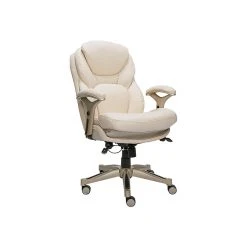 Serta Claremont Ergonomic Faux Leather Swivel Executive Chair With Back In Motion Technology, Ivory (44186C) -Cheap The Flex Chair Store unnamed file 2227
