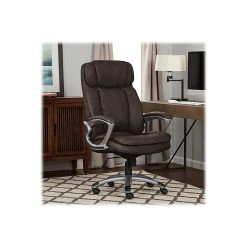 Serta Fairbanks Big And Tall Ergonomic Faux Leather Swivel Executive Chair, Chestnut (43675A) -Cheap The Flex Chair Store unnamed file 2239