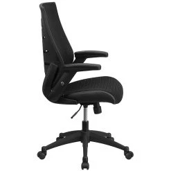 Flash Furniture Designer Mesh High Back Exec Swivel Office Chair W/Height Adj Flip-Up Arms, Black (BLZP809BK) -Cheap The Flex Chair Store unnamed file 2249