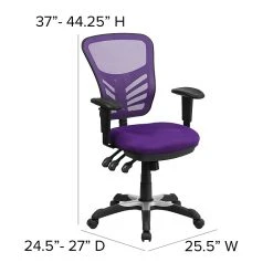 Flash Furniture Mesh Executive Chair, Purple (HL0001PUR) -Cheap The Flex Chair Store unnamed file 2256