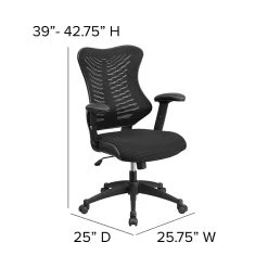 Flash Furniture Mesh Executive Chair, Black (BL-ZP-806-BK-GG) -Cheap The Flex Chair Store unnamed file 2277