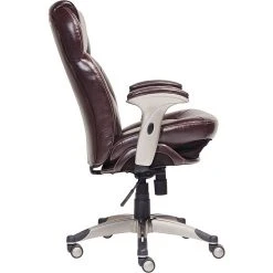 Serta Back In Motion Bonded Leather Executive Office Chair, Frye Chocolate (44187) -Cheap The Flex Chair Store unnamed file 2282