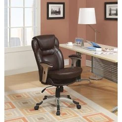 Serta Back In Motion Bonded Leather Executive Office Chair, Frye Chocolate (44187) -Cheap The Flex Chair Store unnamed file 2285